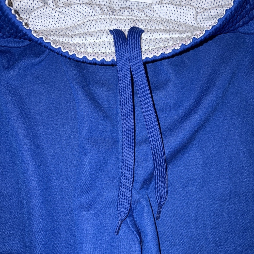 NBA Philadelphia 76ers Adidas Basketball Shorts Men's Large Blue Knee Length - Picture 6 of 9